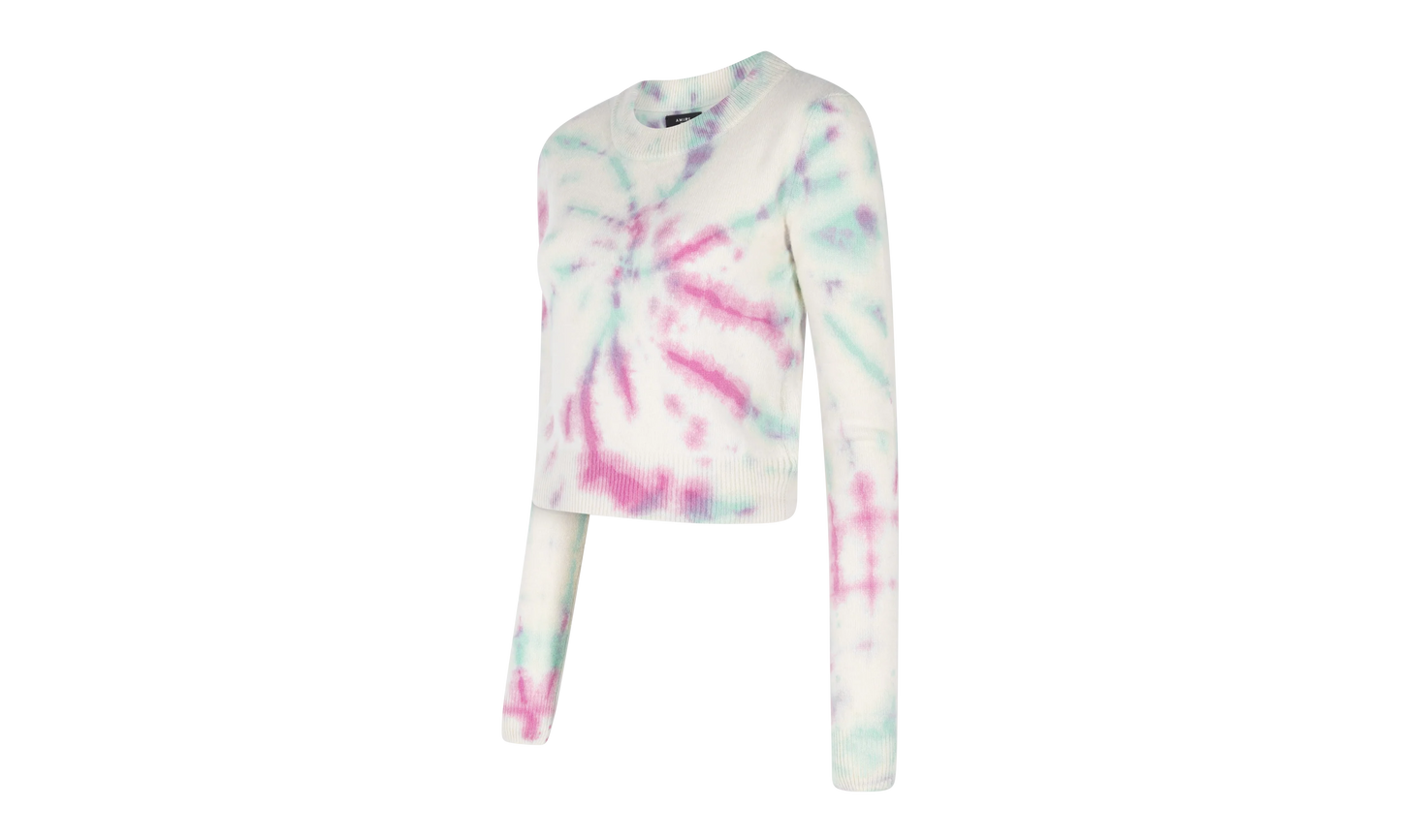Tie Dye Cashmere Crewneck "Multicolored" WKL006 900