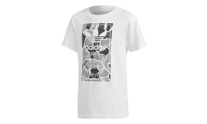 Camo Trefoil Tee GS "White / Multicolor" DH2708