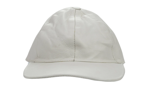 Leather Cap "White" 95 OCY 3138