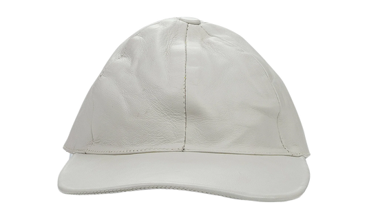 Leather Cap "White" 95 OCY 3138