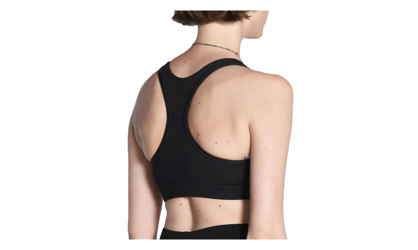 Training PwrShape Forever Logo Bra Top WMNS "Black/White" 515991 10