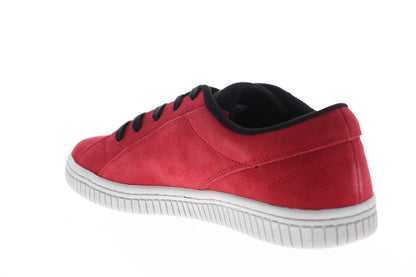 Airwalk The One HD AW00207-600 Mens Red Suede Surf Low Top Skate Sneakers Shoes