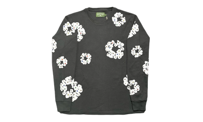 Rhinestone Cotton Wreath Thermal "Vintage Black" DT031