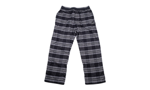 After School Harvester Plaid Sweatpants "Black" CHRM0681
