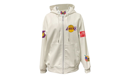 Zip-Up Jacket "Los Angeles Lakers" NBA 147WHT LAK