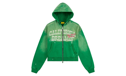 California Dreaming Full Zip Hoodie "Green" DSM S26 015