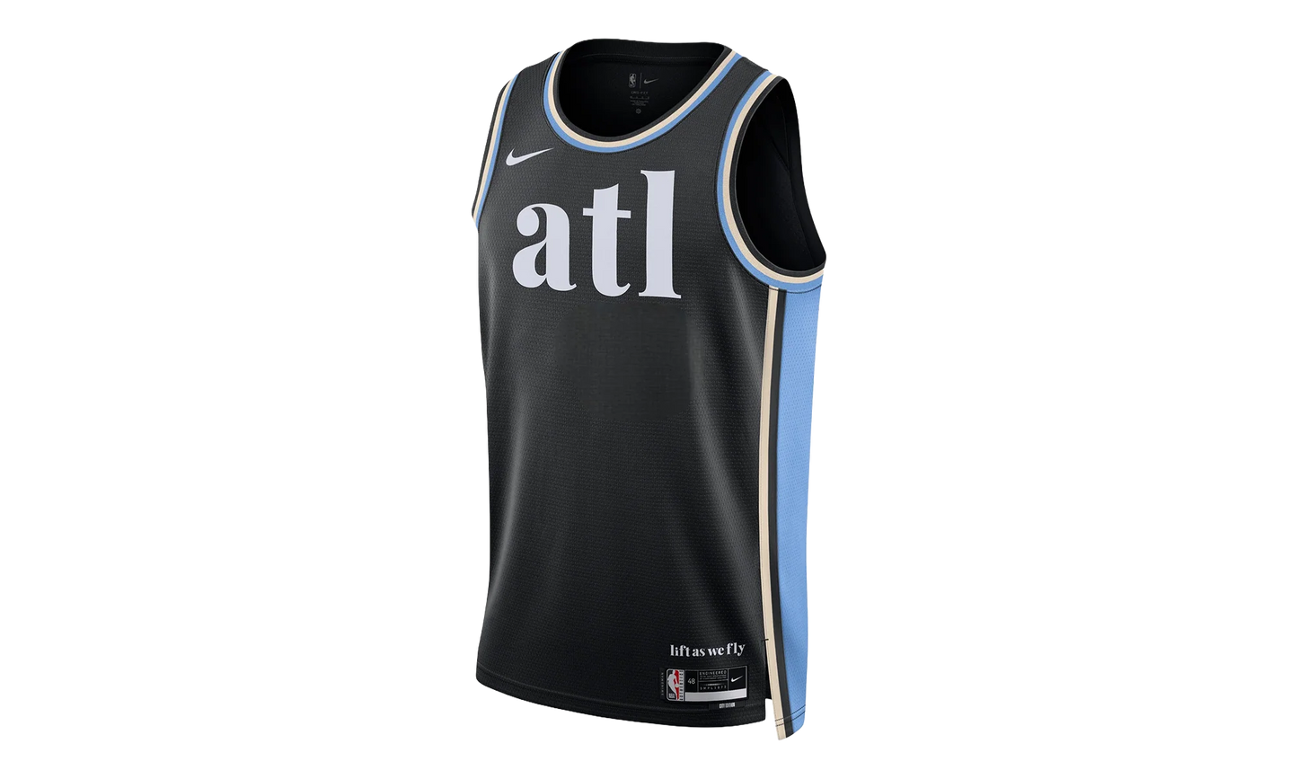 NBA Atlanta Hawks City Edition Swingman Jersey 23 "Black" DX8523 010