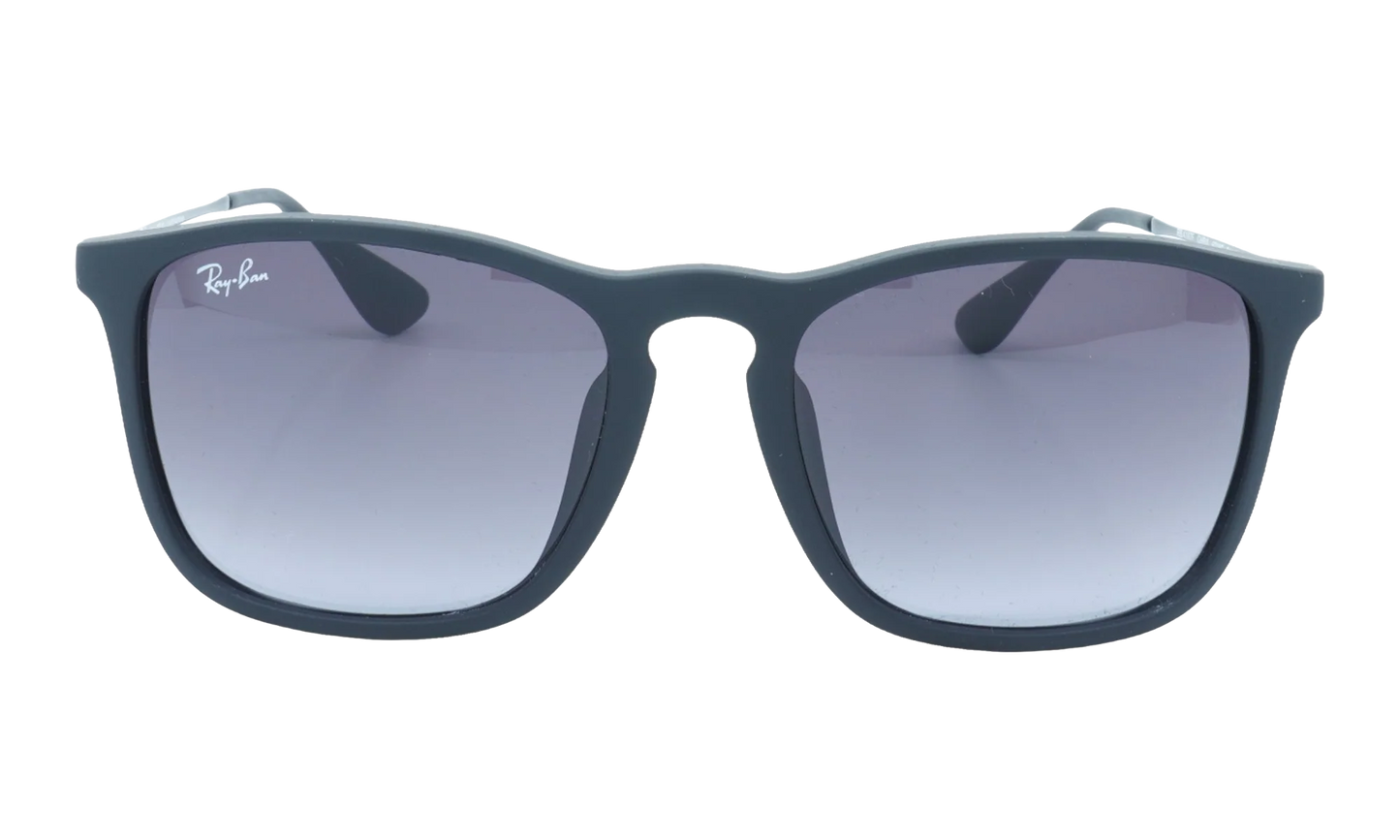 CHRIS SUNGLASSES "RUBBER BLACK" RB4187F-622-8G