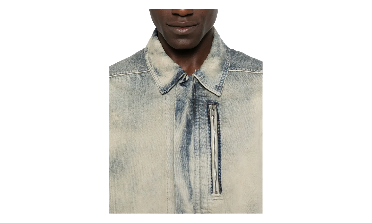 Concealed Zip Front Jacket "Mineral Pearl" DU02E7775 DMP 38
