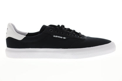 3MC Vulc B22706 Mens Black Canvas Casual Low Top Lifestyle Sneakers Shoes