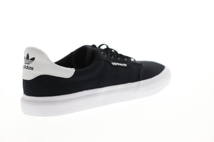 3MC Vulc B22706 Mens Black Canvas Casual Low Top Lifestyle Sneakers Shoes