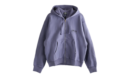 Modern Age Pig Dyed Zip Hoodie "GRAPE" 1975079 GRPE