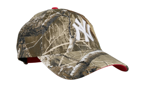 9TWENTY New York Yankees Premium Adjustable Hat "Real Tree / Bright Pink" NE328