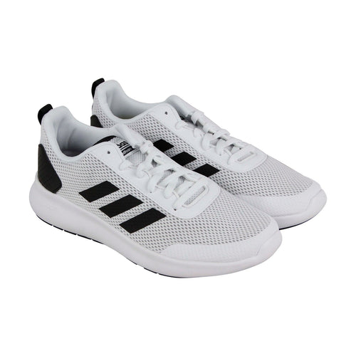 Element Race B44856 Mens White Canvas Lace Up Lifestyle Sneakers Shoes