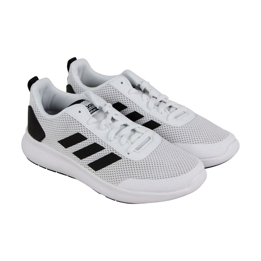 Element Race B44856 Mens White Canvas Lace Up Lifestyle Sneakers Shoes