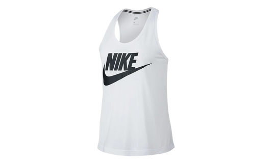 Sportswear Essential Tank Top WMNS "White Black" 831731 100