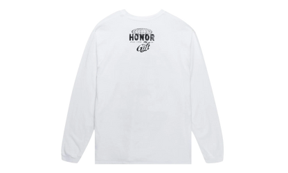 Global Logo Long Sleeve Tee "White" HTG250545 WHIT