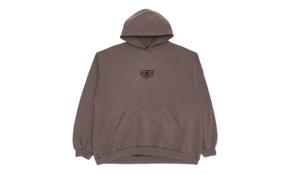 BB Paris Icon Embroidered Oversized Hoodie "Dusk Grey" 570811 TMVG6 9642