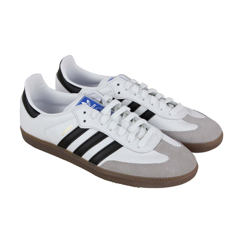 Samba Og B75806 Mens White Suede Lace Up Lifestyle Sneakers Shoes