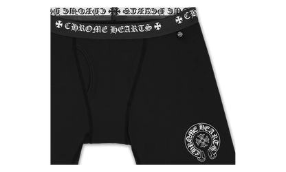 BOXER BRIEF - LONG "BLACK AND WHITE JACQUARD KNIT" CHRM1196