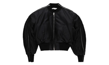 Nylon Bomber With Zips "Black" A90699900