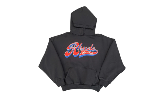 Pit Stop Hoodie "Vintage Black / Red / Blue" RHSS26HO02012 BLK