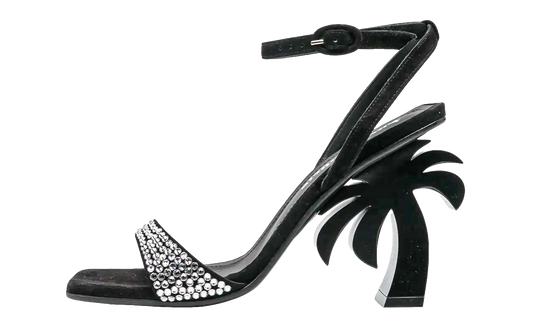 Rhinestone Heels WMNS "Black" PWIH004F22LEA0041083