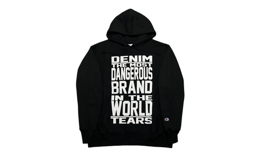 Mission Statement Hooded Sweatshirt "Black" DT307
