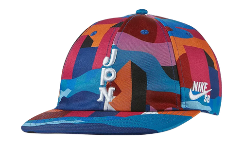 Nike SB x Parra Japan Federation Kit Skate Cap "Black / White" CZ5349 010