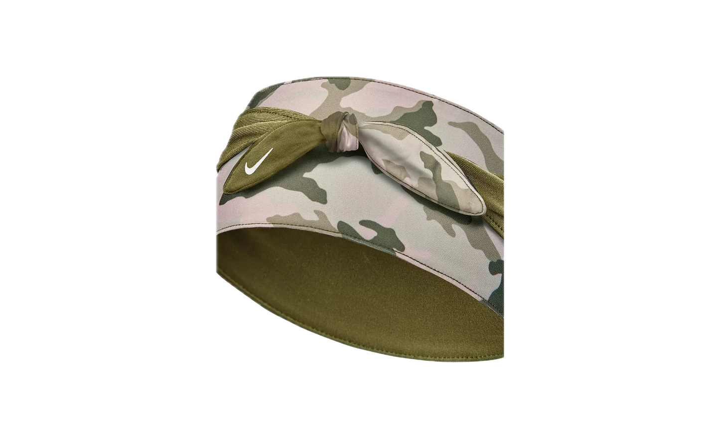 BANDANA HEAD TIE REVERSIBLE "Printed Stone / Olive Flak / White" N.000.2750.978