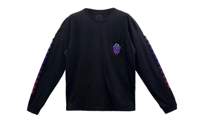 Gradient Dagger Horseshoe Long Sleeve Tee "Black" CHRM0789