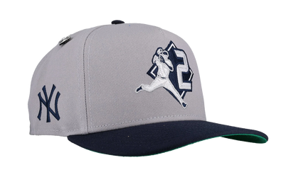 9FIFTY New York Yankees Derek Jeter 2 A Frame Snapback Hat "Grey / Navy" NE281