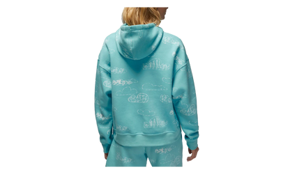 Jordan Artist Series by Parker Duncan Hoodie WMNS "Dark Powder Blue" DZ3381 464