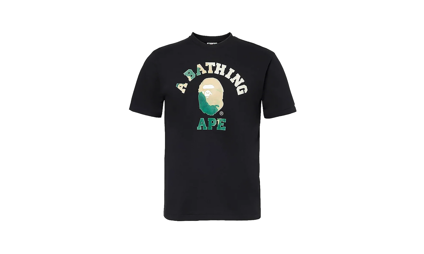 Tie Dye College Tee "Black" 242546M213108