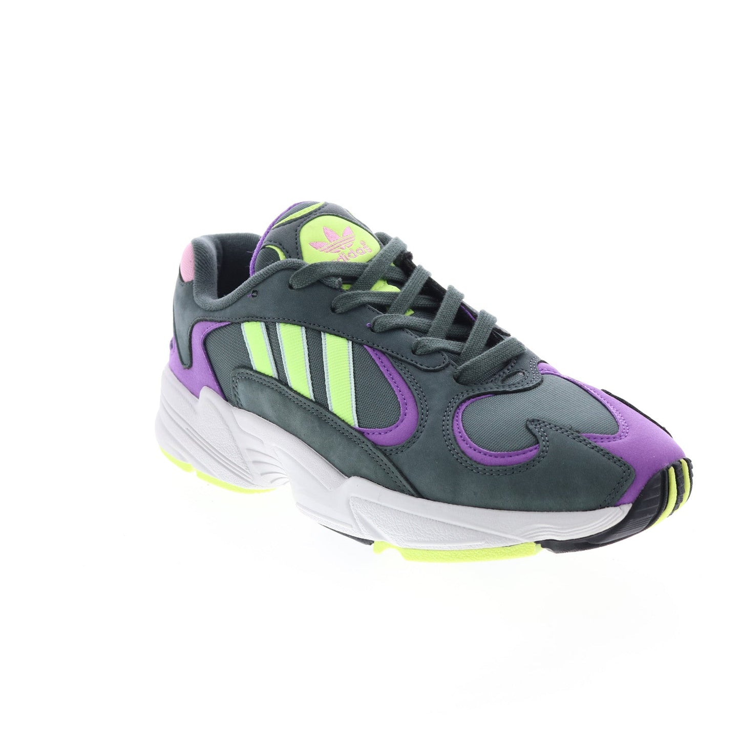 Yung-1 BD7655 Mens Gray Synthetic Lace Up Lifestyle Sneakers Shoes