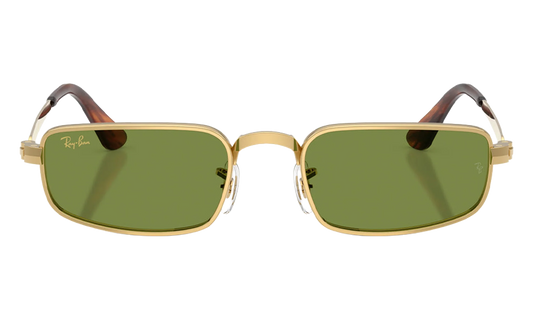 Ray-Ban Bold Metals "A$AP Rocky - Polished Arista Gold with Green Lens" RB3927 001 31