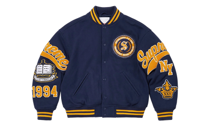 Veritas Varsity Jacket "FW24 - Navy" SU27222