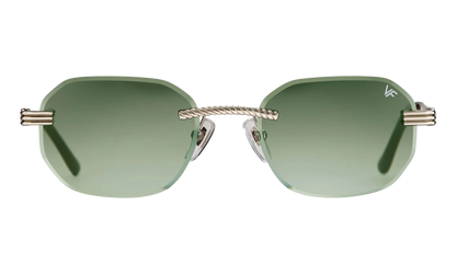 Hustler Rimless Drill Mount 24KT "White Gold / Army Green" DMHU2 0040 42D5