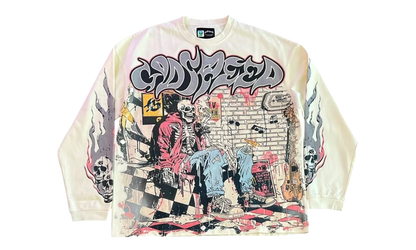 STONER LONG SLEEVES SWEATSHIRT "BONE" GS122