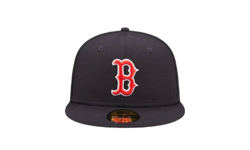 59Fifty MLB Boston Sox Cloud Icon Fitted Hat "Navy" 60243745