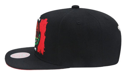 Branded Eagle Snapback Cap "Mexican Flag - Black" 6HSSTD17413 MNNBLCK