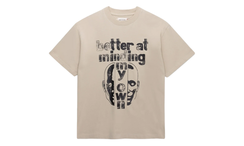 Better at Minding My Own Short-Sleeve Tee "Taupe" HTG260193 TAUP