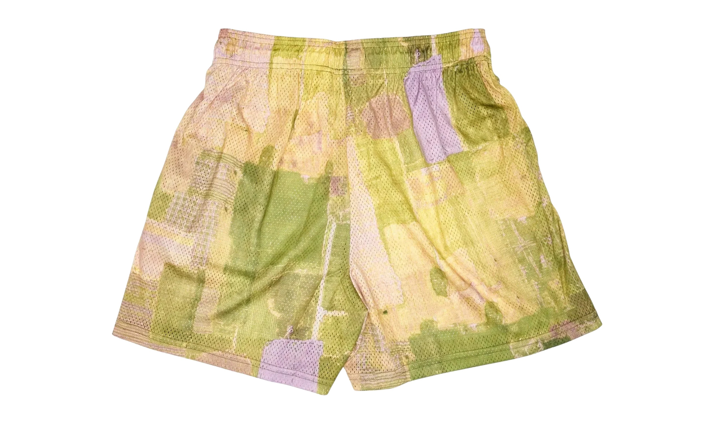EE Basic Shorts "Yellow Boro Patchwork" EE146