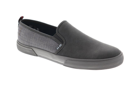 Ben Sherman Bradford Slip On BNM00062 Mens Gray Suede Lifestyle Sneakers Shoes
