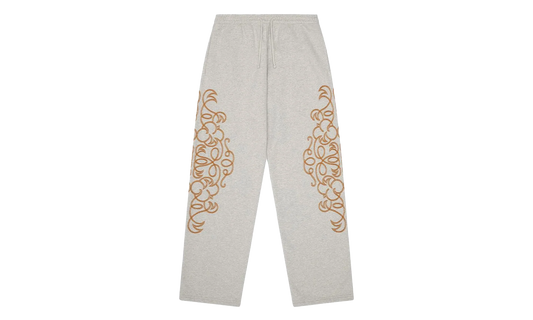 Western Embroidered Sweatpants "Grey" DT583