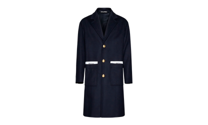 Sartorial Tape Button-up Coat "Navy" PMER016E23FAB0014603