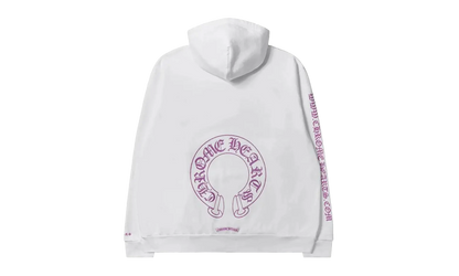 Website Hoodie "White / Purple Glitter" CHRM0710