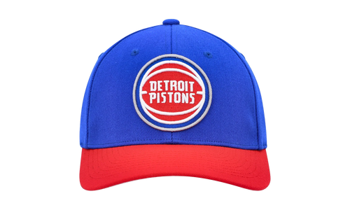 NBA Team 2 Tone 2.0 Stretch Snapback Cap "Detroit Pistons - Royal / Red" HHSS3265 DPIYYPPPRYRD