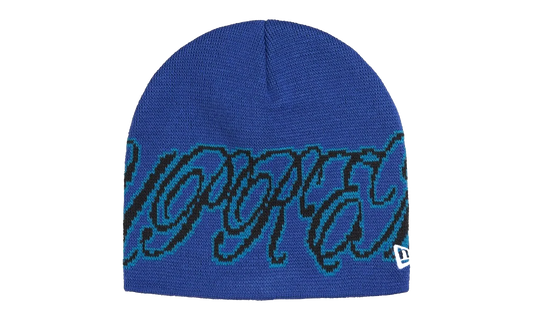 New Era Cursive Beanie "SS26 - Blue" SU27254
