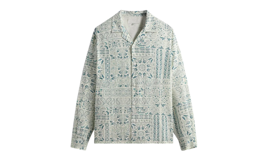 Lyocell Long-Sleeve Thompson Camp Collar Shirt "Tranquility" KHM032009 341